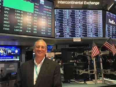 Mark Sherwin NYSE Floor